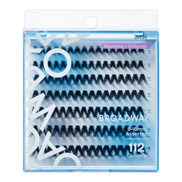 Broadway Narrow Volume Lashes – DIY Customizable Extensions (70–140 pcs) – DIY40 - ANNS BEAUTY SUPPLY
